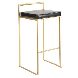 Ashton Gold Black Bar Stool available for corporate event rental in Indianapolis