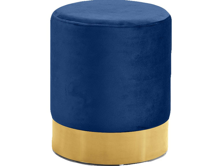Dior Blue Ottoman available for corporate event rental in Indianapolis