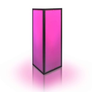 4ft LED Acrylic Pillar available for corporate event rental in Indianapolis