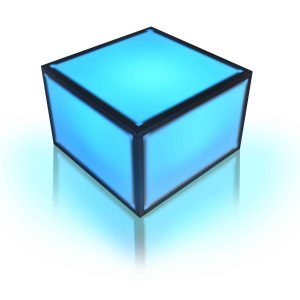 Light Up Coffee Cube available for corporate event rental in Indianapolis