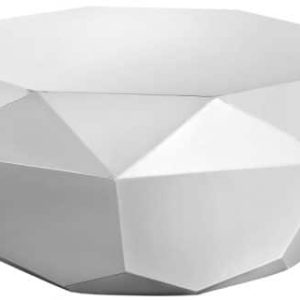 Gem Silver Coffee Table available for corporate event rental in Indianapolis