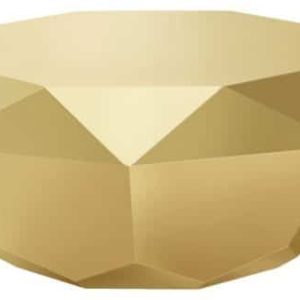 Gem Gold Coffee Table available for corporate event rental in Indianapolis