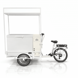 Ice Cream Cart Trike With Freezer available for corporate event rental in Indianapolis