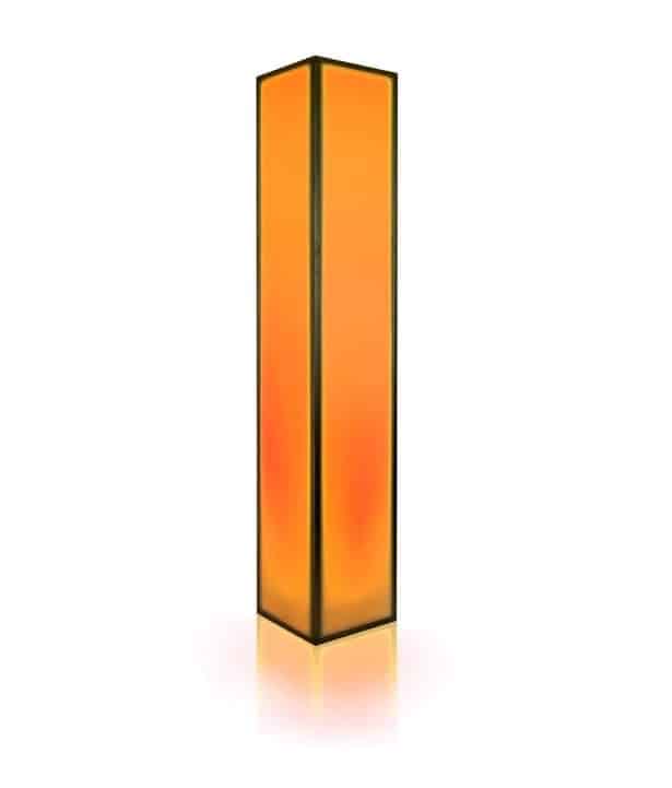 8ft LED Acrylic Pillar available for corporate event rental in Indianapolis, view 3