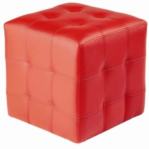 Red Box Ottoman available for corporate event rental in Indianapolis