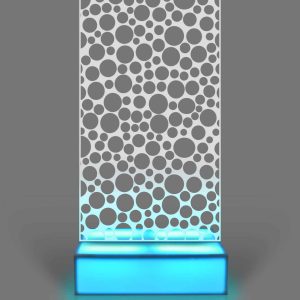 Bubble Wall Panel LED Acrylic Base available for corporate event rental in Indianapolis