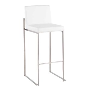 Payton White Bar Stool available for corporate event rental in Indianapolis