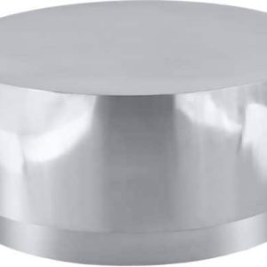 Aura Silver Coffee Table available for corporate event rental in Indianapolis