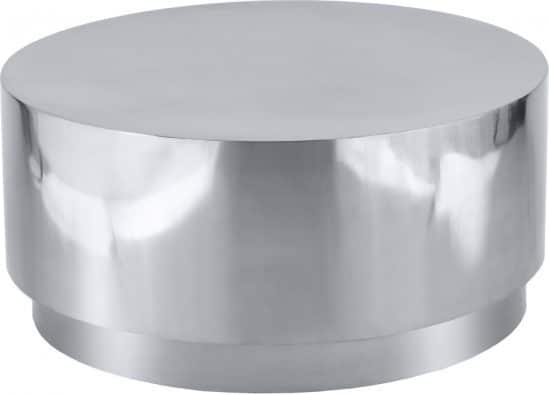 Aura Silver Coffee Table available for corporate event rental in Indianapolis