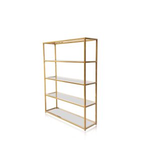 Tiffany Gold Shelf available for corporate event rental in Indianapolis
