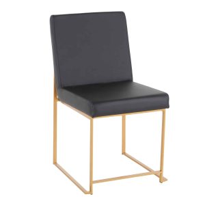 Gatsby Gold Black Chair available for corporate event rental in Indianapolis